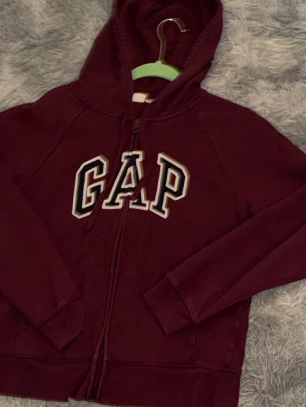Gap Women's Burgundy and Red Hoodie